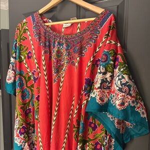 Vibrant Multicolor Kaftan Dress